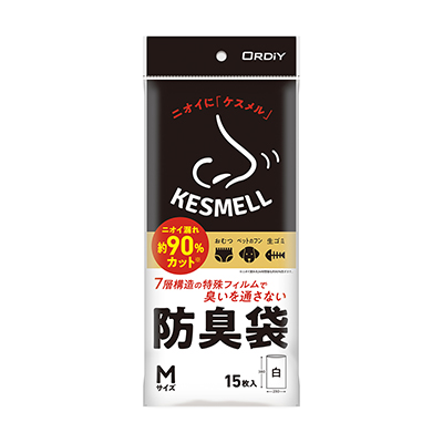 KESMELL 防臭袋 M 白 15P